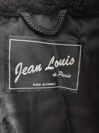 Trenca peluche negra