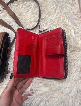 Bolso y cartera Tous beige y marrón