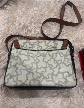 Bolso y cartera Tous beige y marrón