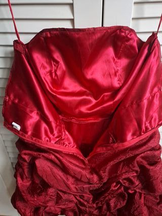 Abito rosso vintage anni 2000