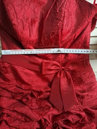 Abito rosso vintage anni 2000