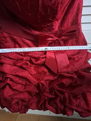 Abito rosso vintage anni 2000