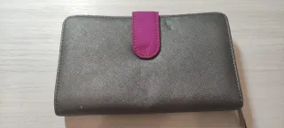 Monedero Tous Gris y Rosa