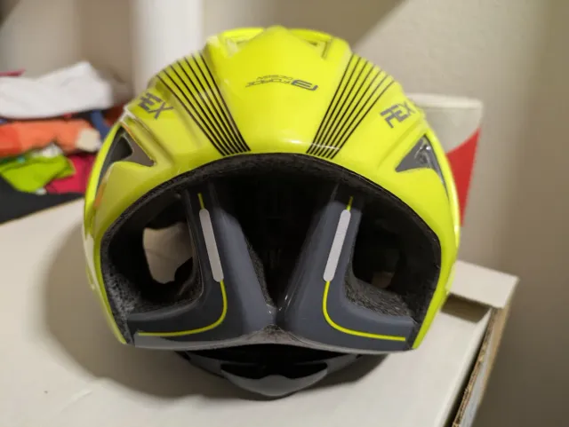 Casco bici FORCE REX giallo