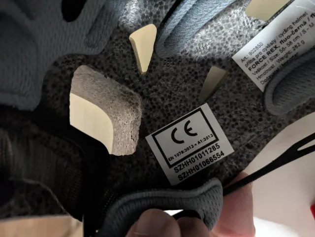 Casco bici FORCE REX giallo