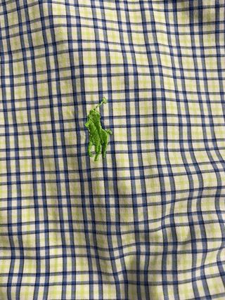 Camisa Ralph Lauren Cuadros Azul Talla XL