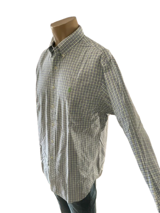 Camisa Ralph Lauren Cuadros Azul Talla XL