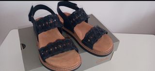 Sandalias Clarks Negras