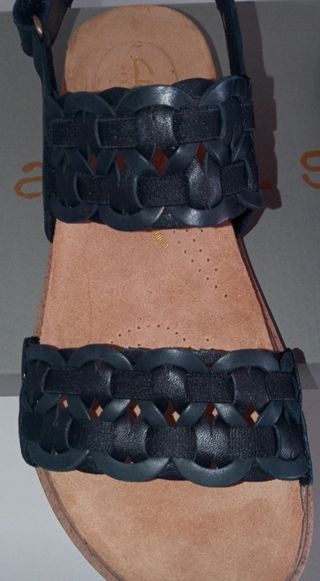 Sandalias Clarks Negras