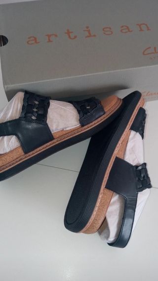 Sandalias Clarks Negras