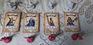 Lote 4 héroes Heroquest + 4 figuras