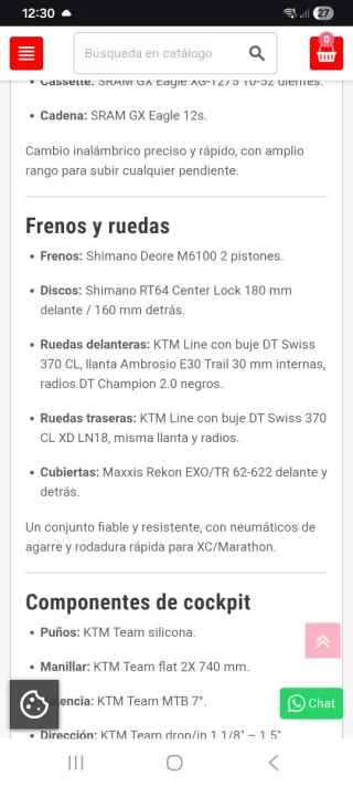 Ruote MTB 29" in alluminio