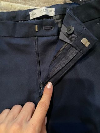 Traje de chaqueta y pantalón Zara, azul 13-14 años