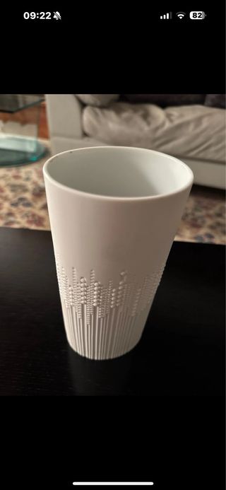 Vaso Rosenthal Modernista Porcellana