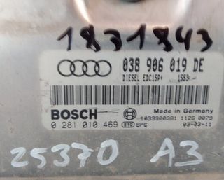 Audi 1831843 centralita motor 038906019de a3 (8l)