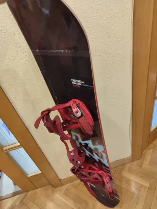 Tabla Snowboard con Fijaciones