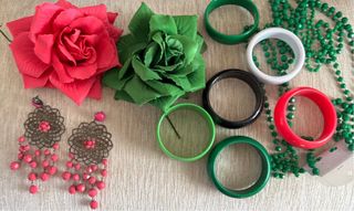 Vestido y Chaqueta Flamenca Lunares regalo complet