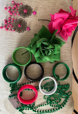 Vestido y Chaqueta Flamenca Lunares regalo complet