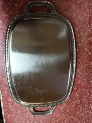 Vassoio in acciaio Alessi vintage