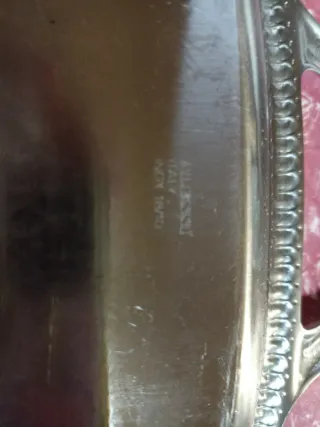 Vassoio in acciaio Alessi vintage