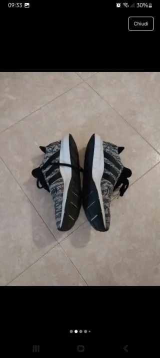 Scarpe Adidas uomo/donna nere e grigie