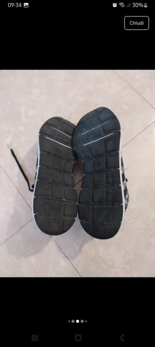 Scarpe Adidas uomo/donna nere e grigie