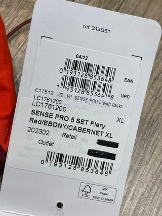 Mochila Salomon Sense Pro 5 Talla XL