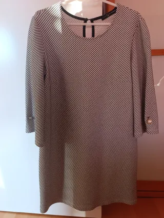 Vestido estampado mujer