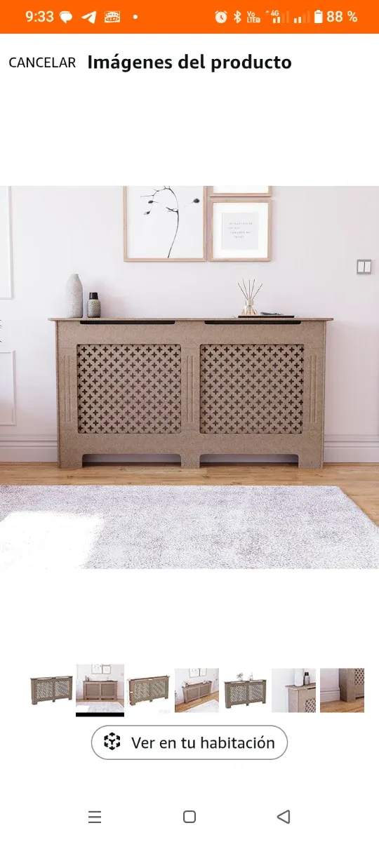 Cubre radiador extra grande