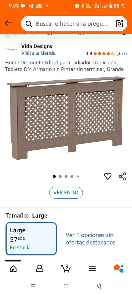 Cubre radiador extra grande