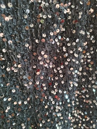 Pantaloni palazzo con paillettes