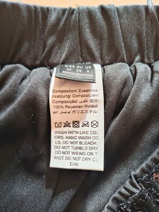 Pantaloni palazzo con paillettes