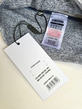 Gymshark Flex Strappy Sujetador Deportivo Azul XS