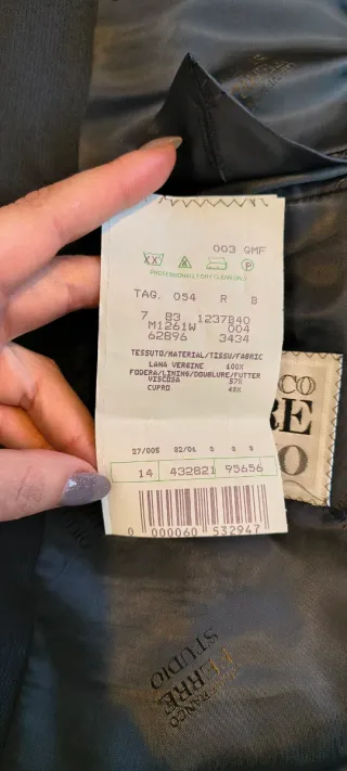 Abito Completo Gianfranco Ferré Studio Blu