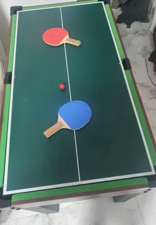 Futbolín de mesa multi-juego