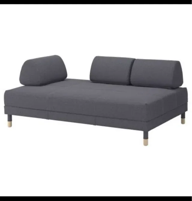 Sofá Cama Ikea Flottebo Gris Tela