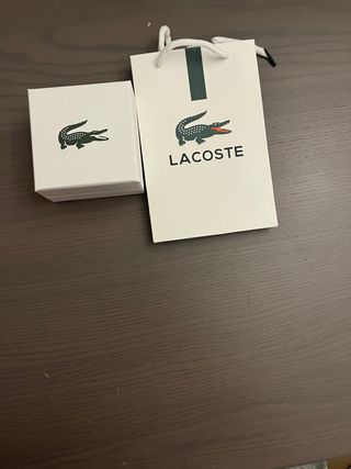 Pulsera Lacoste Plata Hombre Elegante