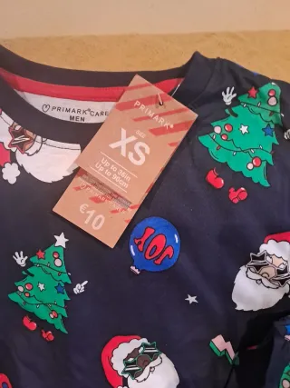 Pijama Navidad Hombre Talla XS