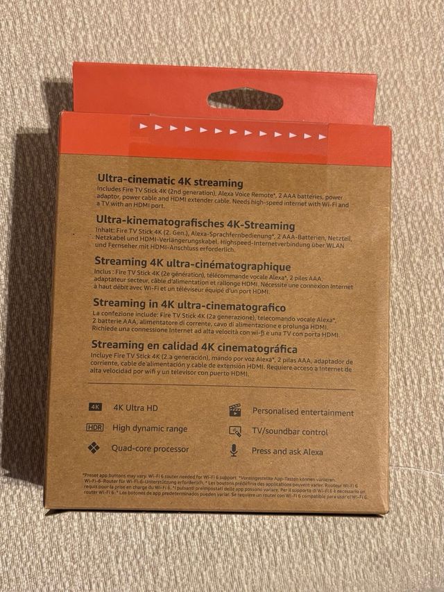Amazon Fire TV Stick 4K Wi-Fi 6