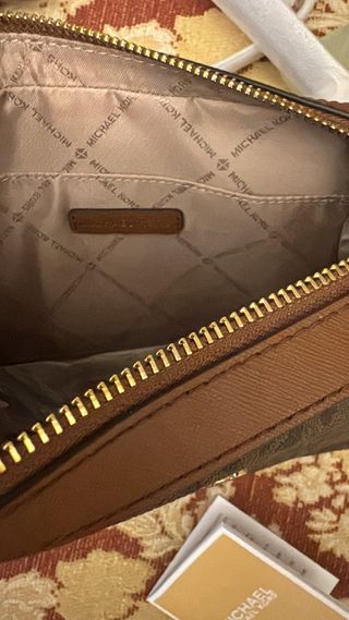 Borsa Michael Kors monogram marrone