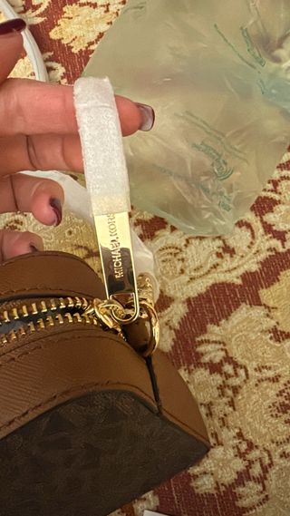 Borsa Michael Kors monogram marrone