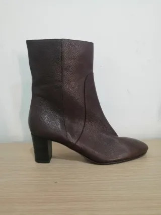 Stivali donna vera pelle marrone