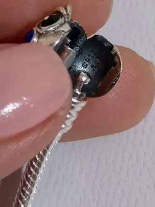 Pulsera Pandora con Charm Stitch . 17 cm