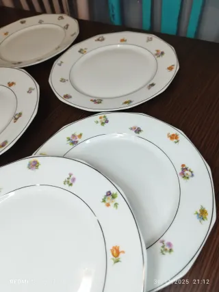 Juego Antiguo Porcelana Francesa Postre