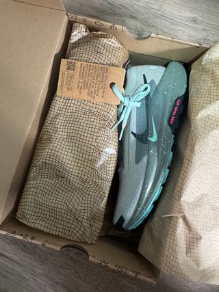 Zapatillas Nike Pegasus grises y turquesa