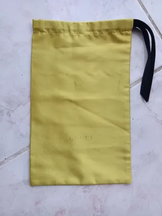 Custodia occhiali Gucci gialla