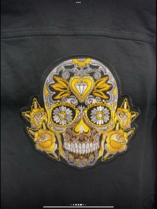 Cazadora Vaquera Negra con Parches Denim Co.