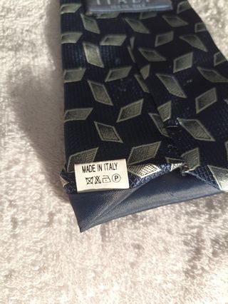Corbata italiana de seda auténtica