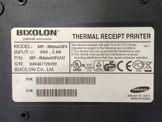 Impresora de Tickets Bixolon SRP-350