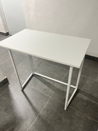 Mesa plegable blanca
